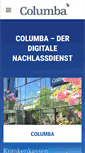 Mobile Screenshot of columba.de
