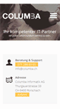 Mobile Screenshot of columba.ch